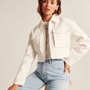 Abercrombie White Jacket